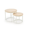 Diivanilaud set OREO - must marmor / must