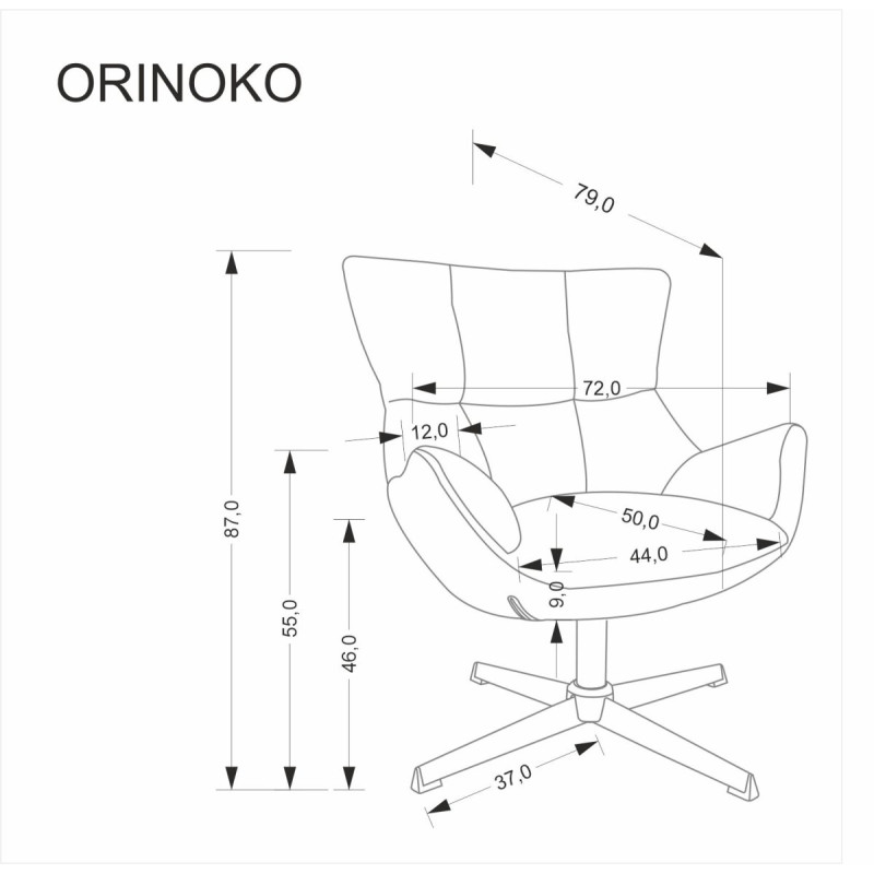 Tugitool ORINOKO beež