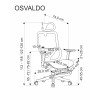 Kontoritool OSVALDO must