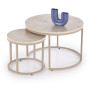 Coffee table set PAOLA travertine