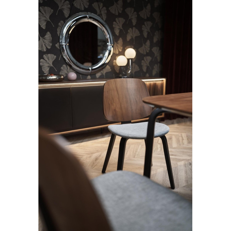 Table PEDRO walnut/black