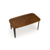 Table PEDRO walnut/black