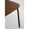 Table PEDRO walnut/black