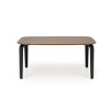 Table PEDRO walnut/black
