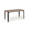 Table PEDRO walnut/black