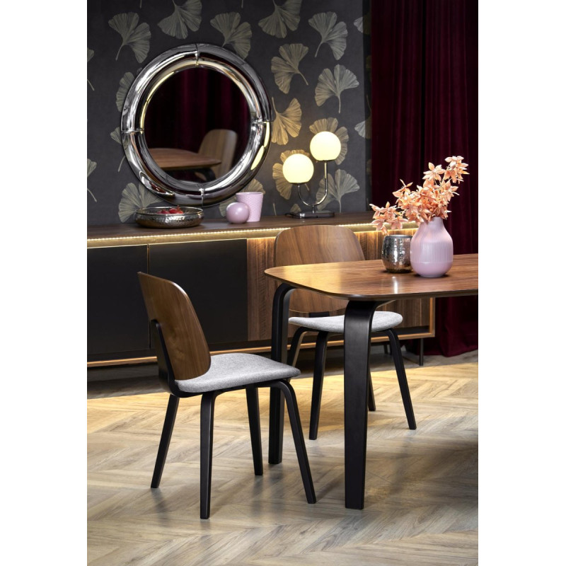 Table PEDRO walnut/black