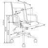 Office chair PORTO 2 color white