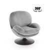 Armchair SHELL grey