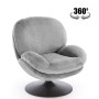 Armchair SHELL grey