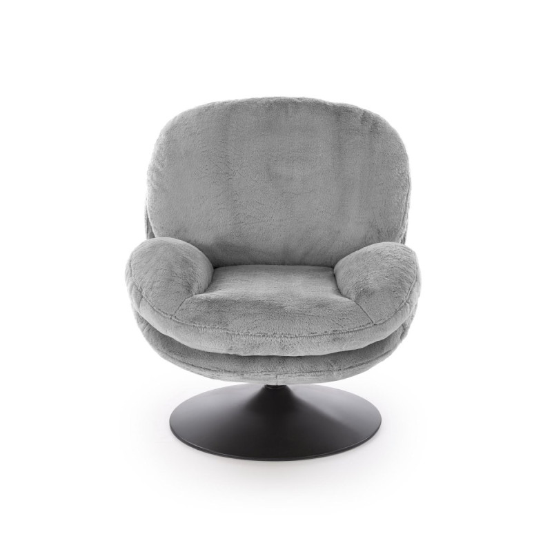 Armchair SHELL grey