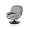 Armchair SHELL grey