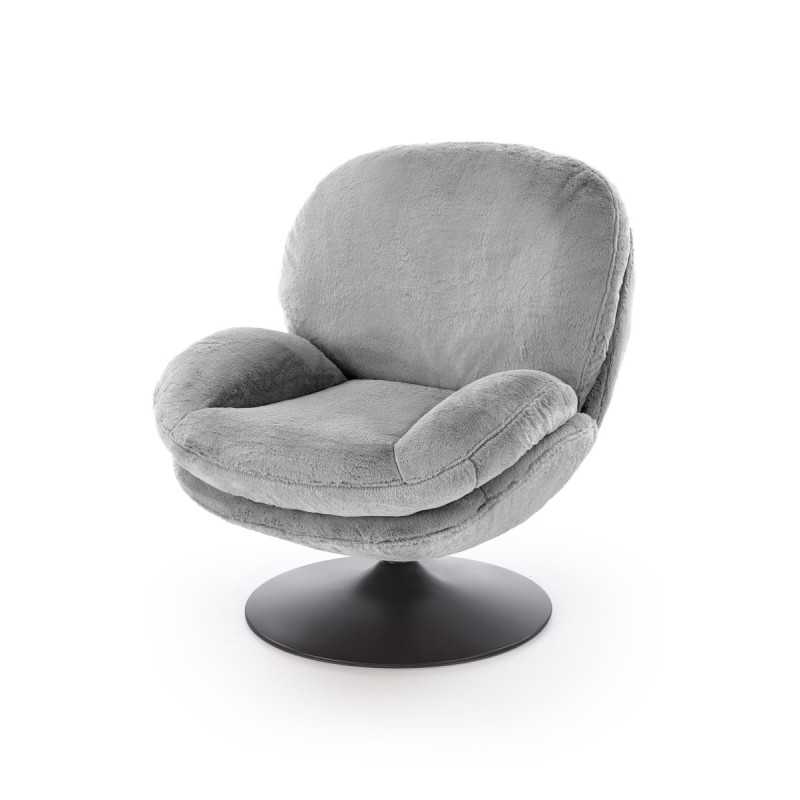 Armchair SHELL grey