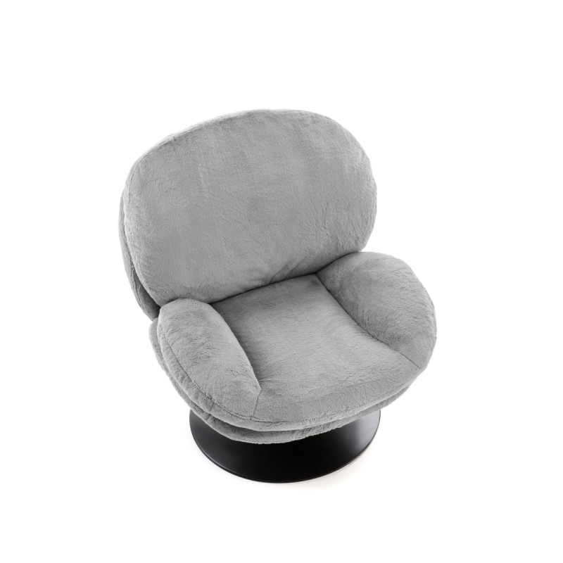 Armchair SHELL grey
