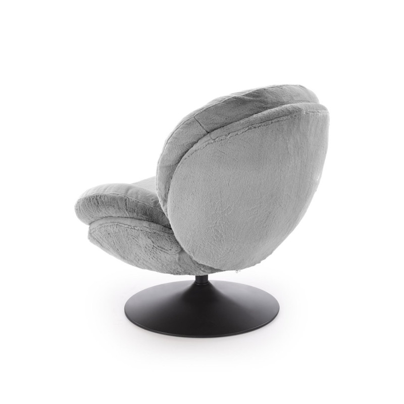 Armchair SHELL grey
