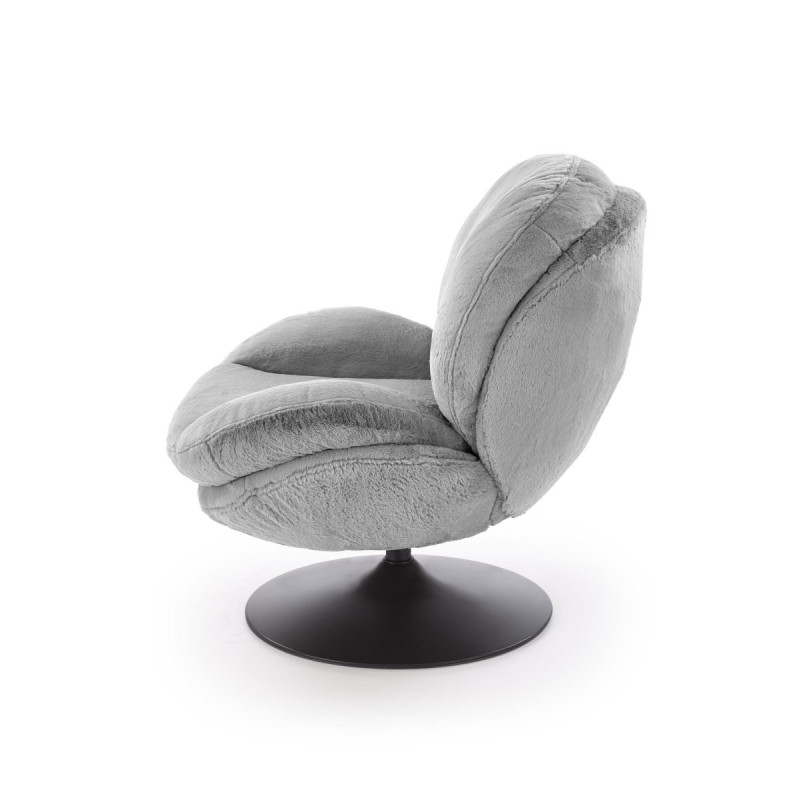 Armchair SHELL grey