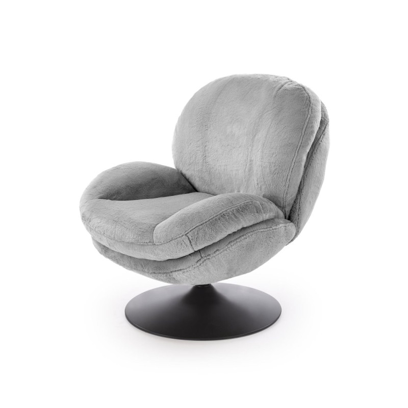Armchair SHELL grey
