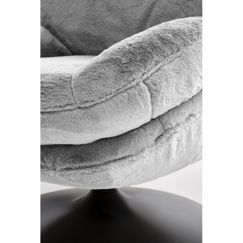 Armchair SHELL grey