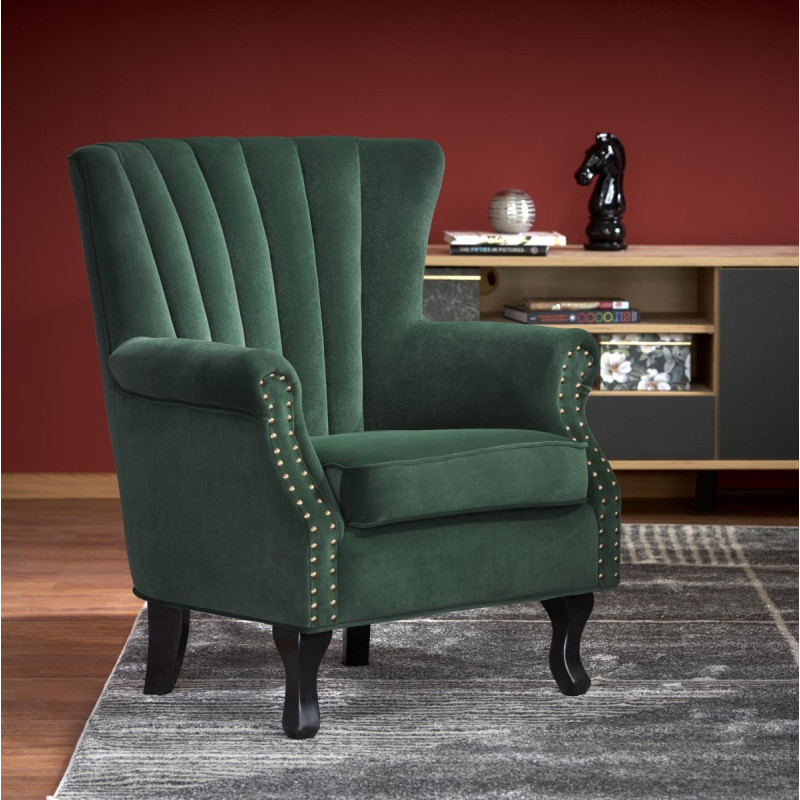 Armchair TITAN dark green