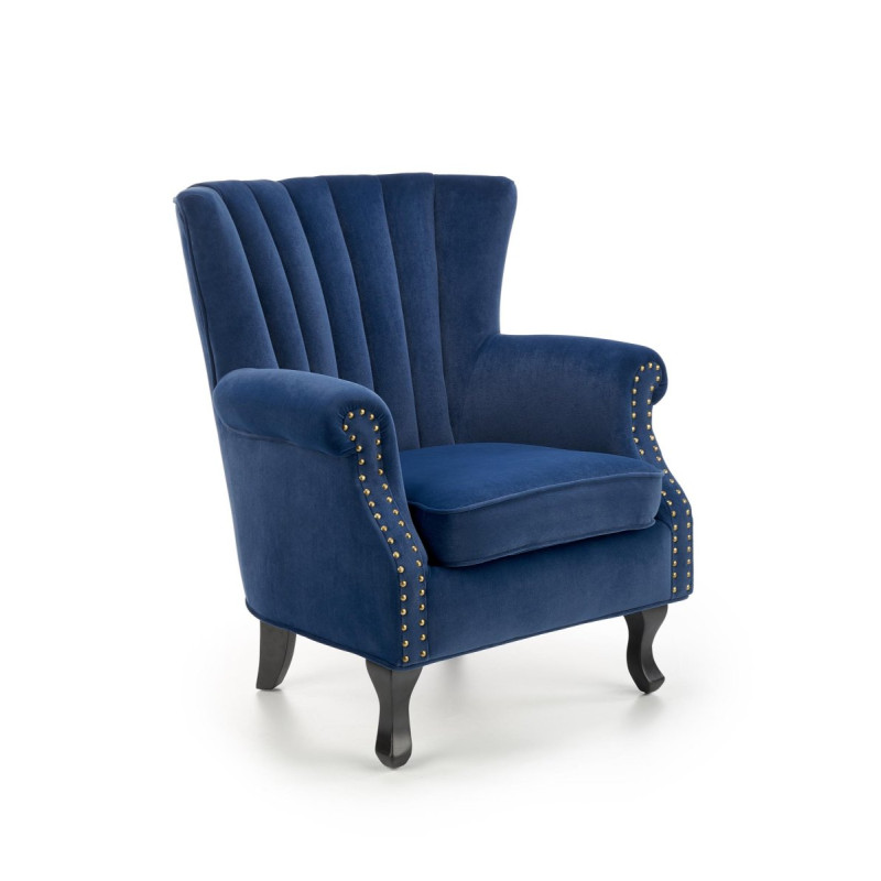 Armchair TITAN dark blue