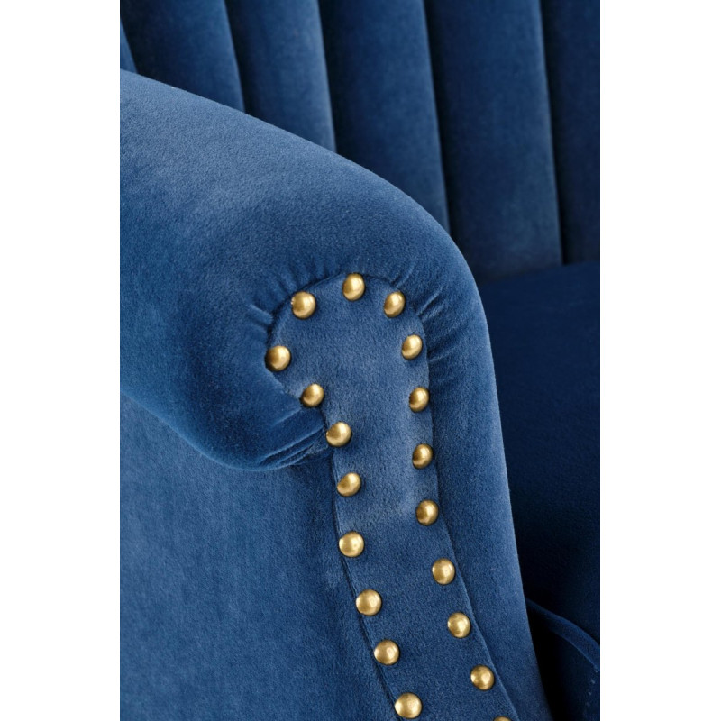 Armchair TITAN dark blue