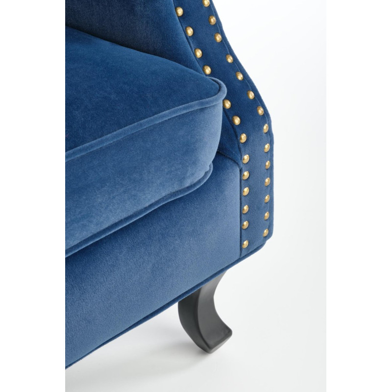 Armchair TITAN dark blue