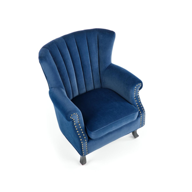 Armchair TITAN dark blue