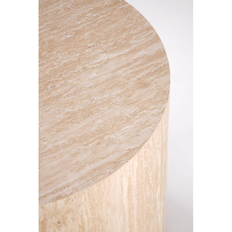 Diivanilaud TRAVERTINO_S OKRĄGŁA travertine