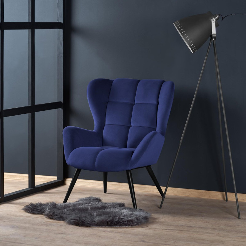 Armchair TYRION dark blue