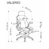 Office chair VALERIO black/grey