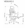Office chair VESUVIO 2 cinnamon /white