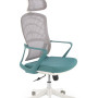 Kontoritool VESUVIO 2 turquoise/valge