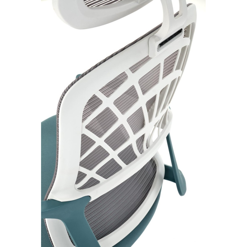 Kontoritool VESUVIO 2 turquoise/valge