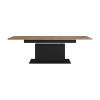 Coffee table BUSETTI wotan oak / black mat