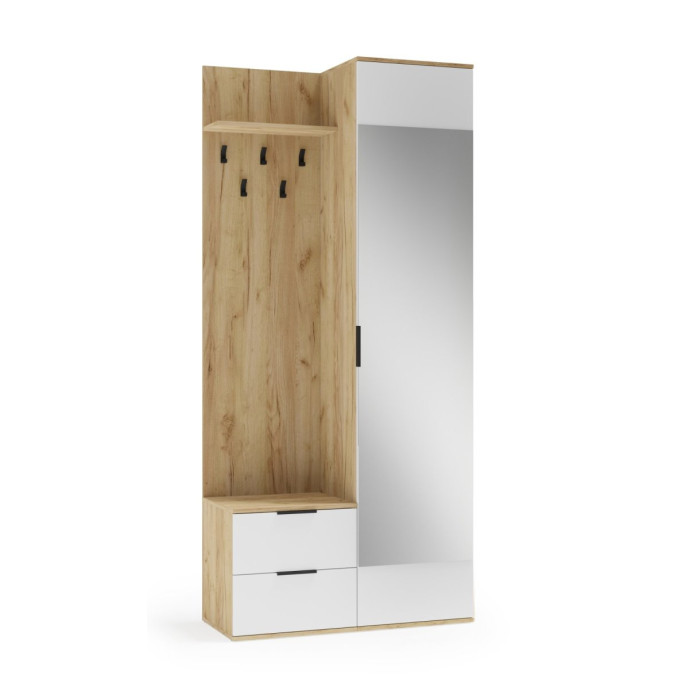 Hall system CORAL  gold oak/white