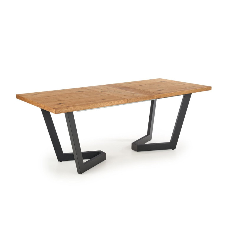 Table extension MASSIVE light oak/black