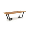 Table extension MASSIVE light oak/black