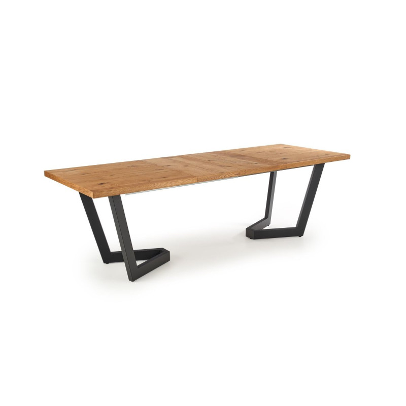 Table extension MASSIVE light oak/black