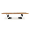 Table extension MASSIVE light oak/black