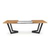 Table extension MASSIVE light oak/black