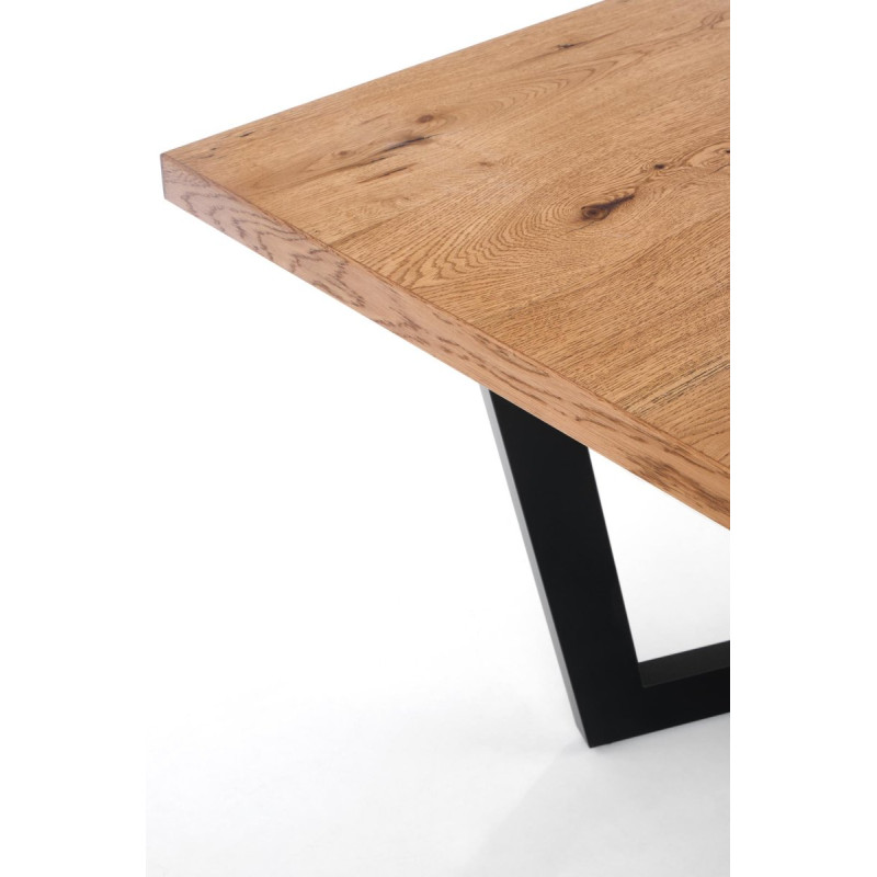 Table extension MASSIVE light oak/black