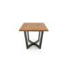 Table extension MASSIVE light oak/black