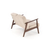 Sofa MILANO 2S beige dark walnut