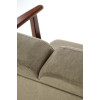 Sofa MILANO 2S olive CASTEL#39/dark walnut