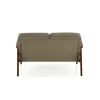 Sofa MILANO 2S olive CASTEL#39/dark walnut