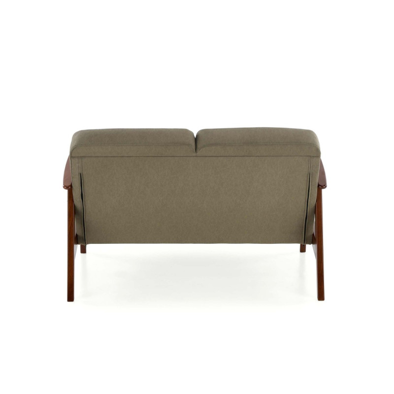 Diivan MILANO 2S olive CASTEL#39/tume pähkel
