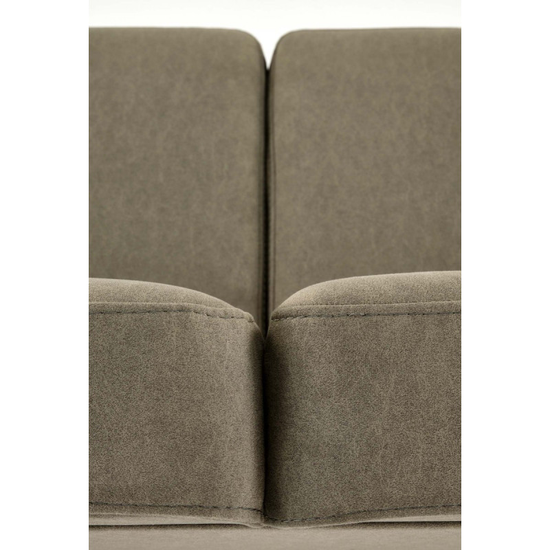 Sofa MILANO 2S olive CASTEL#39/dark walnut