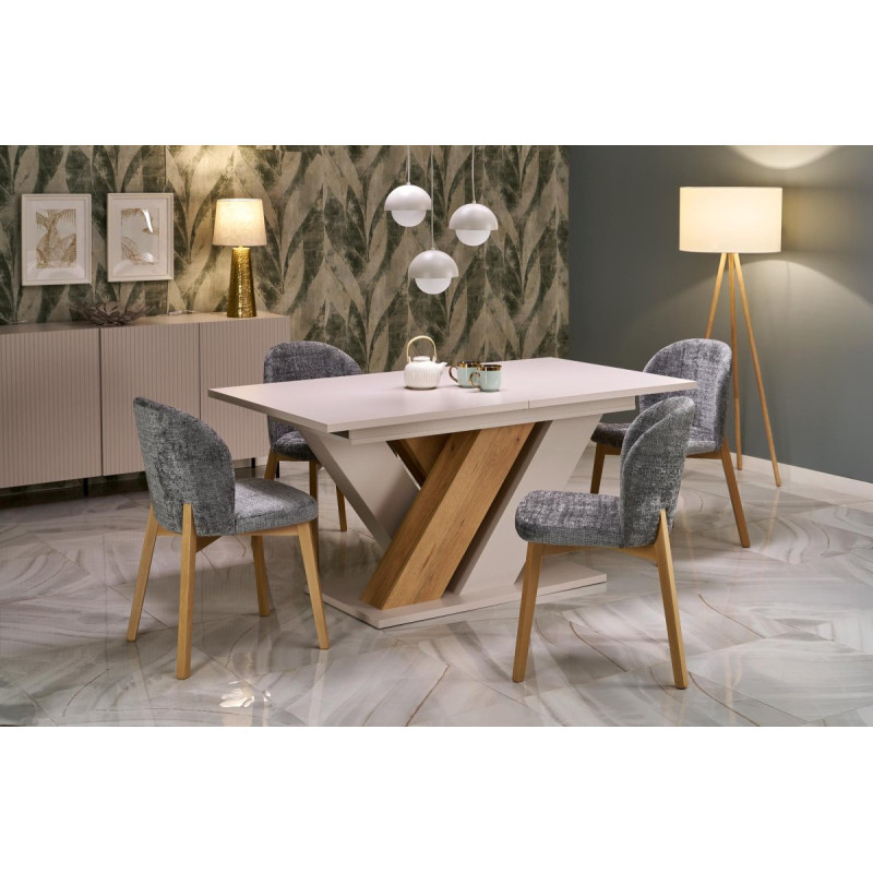 Chair BASSO natural oak / CREMONA 96grey