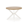Table extension PERONI gold oak/white