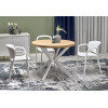 Table extension PERONI gold oak/white