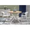Table extension PERONI gold oak/white